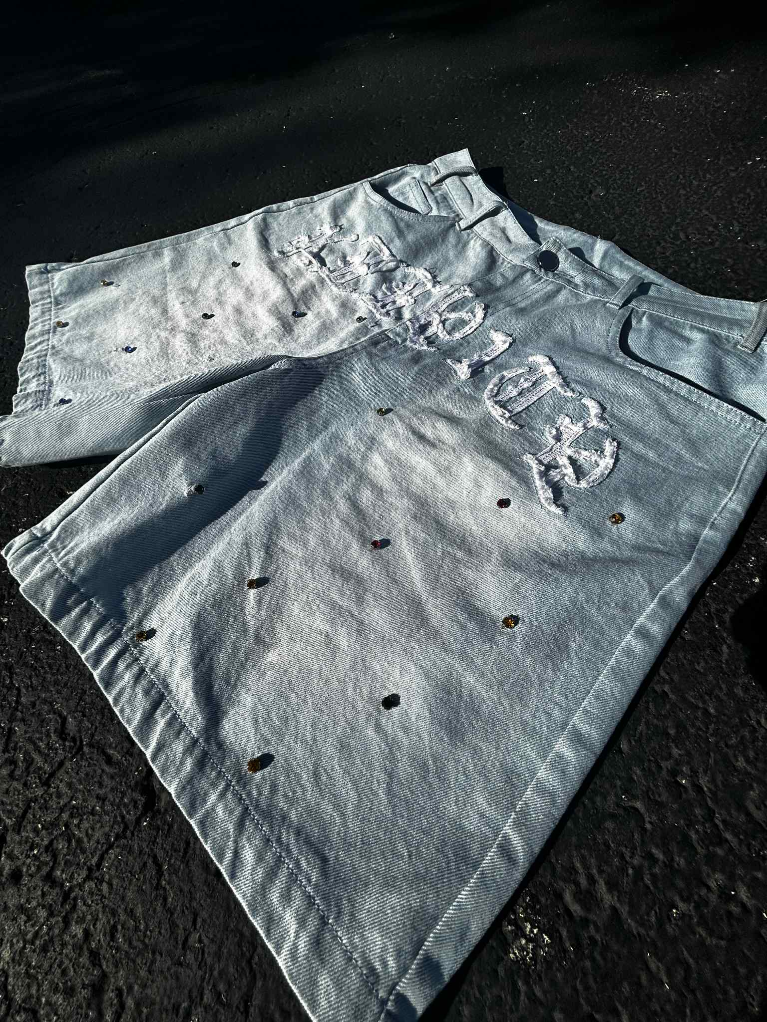 KEEPITP " Denim Jorts "