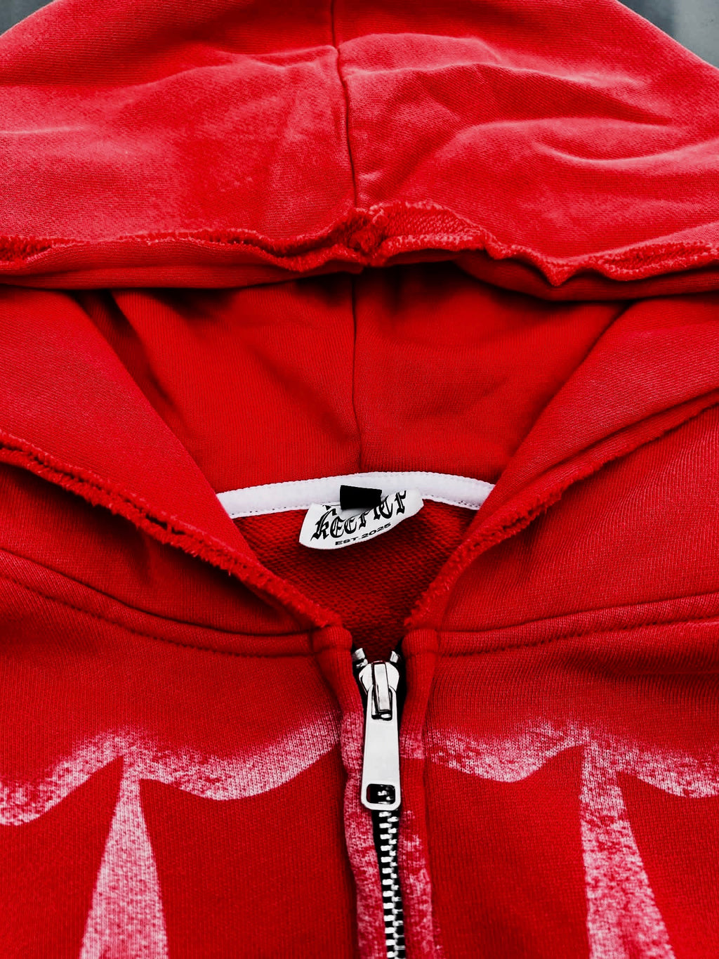 K!P Red Zip-Up Jacket