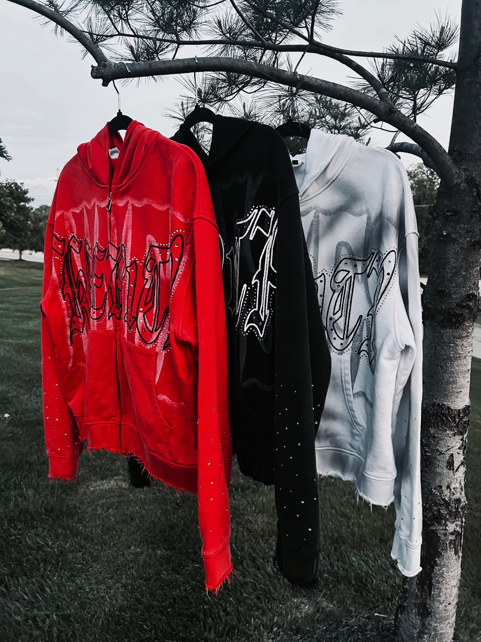 K!P Red Zip-Up Jacket