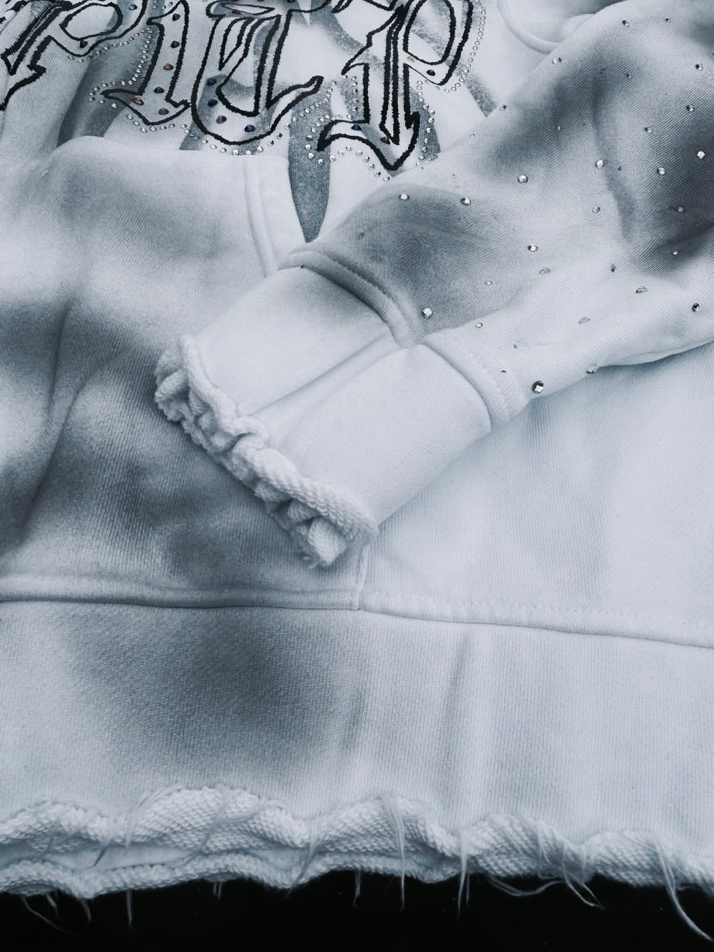 K!P White Zip-Up Jacket